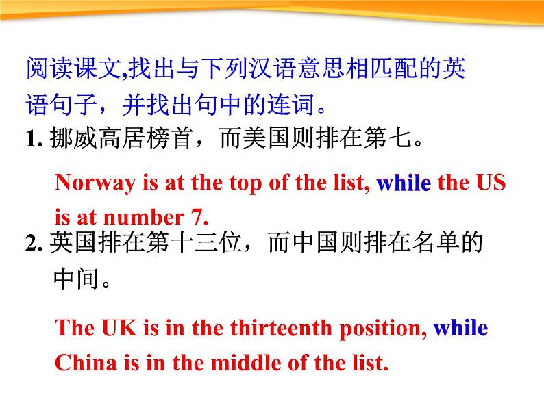 Module 2 Developing and Developed Countries Grammar PPT课件05