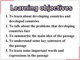 Module 2 Developing and Developed CountriesLanguage points (2) PPT课件