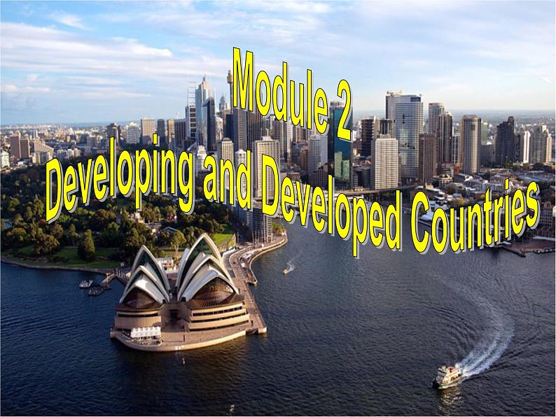 Module 2 Developing and Developed CountriesVocabulary and Listening,Vocabulary and speaking PPT课件02