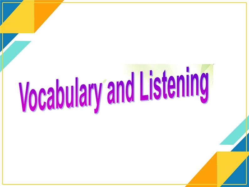 Module 2 Developing and Developed CountriesVocabulary and Listening,Vocabulary and speaking PPT课件04