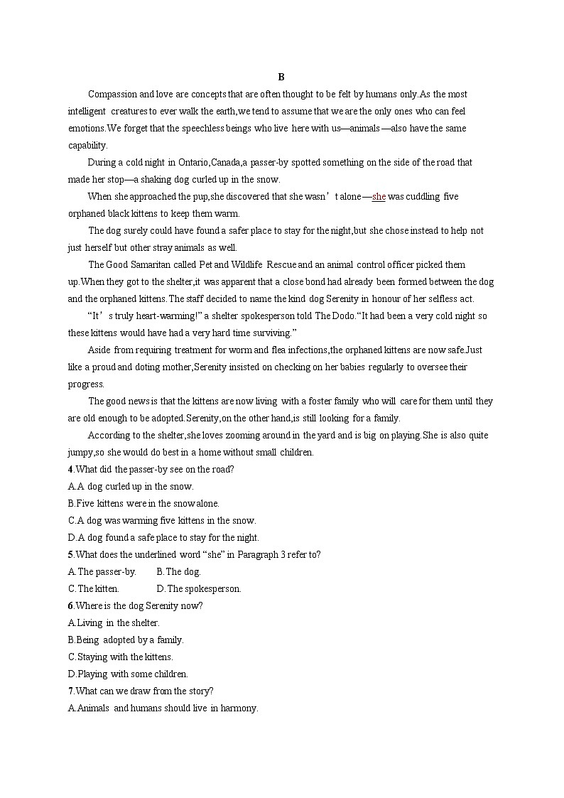 （新高考）2022届高中英语外研版一轮复习 必修2 Module 4 阅读题组——练速度 精品练习02