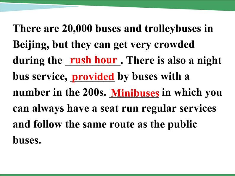 Module 2 Traffic Jam Language points PPT课件03