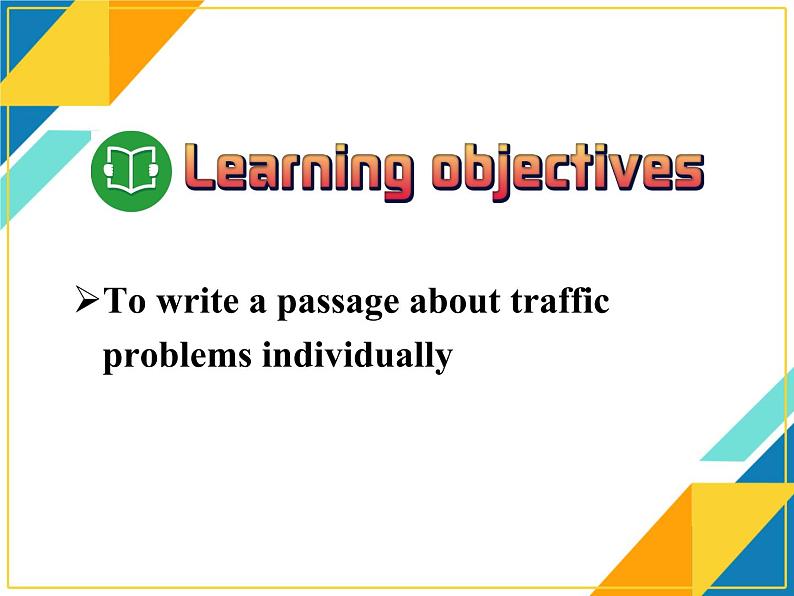 Module 2 Traffic Jam Writing PPT课件04