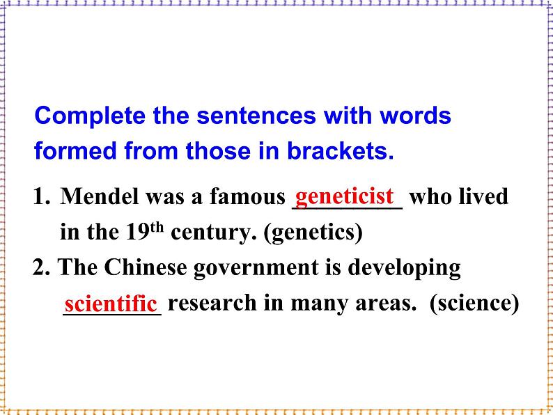 Module 4 Great Scientists  Language points PPT课件07