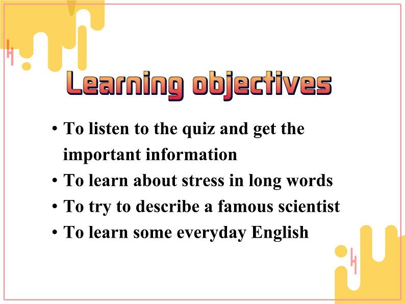 Module 4 Great Scientists  Listening and Vocabulary & Pronunciation PPT课件04