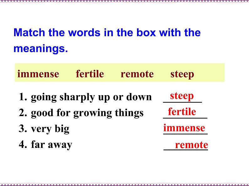 Module 5 A Trip Along the Three Gorges Vocabulary and Writing PPT课件07