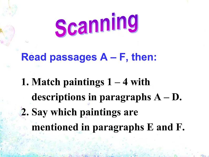 外研版 必修2  Module 4 Fine Arts-Western, Chinese and Pop Arts Reading and vocabulary　ＰＰＴ课件04