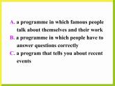 外研版 必修2  Module 6 Fillms and TV Programmes Function & Everyday English & Pronunciation & WritingＰＰＴ课件