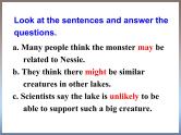 外研版英语必修4 Module 6 Unexplained Mysteries of the Natural World  Function & Grammar PPT课件