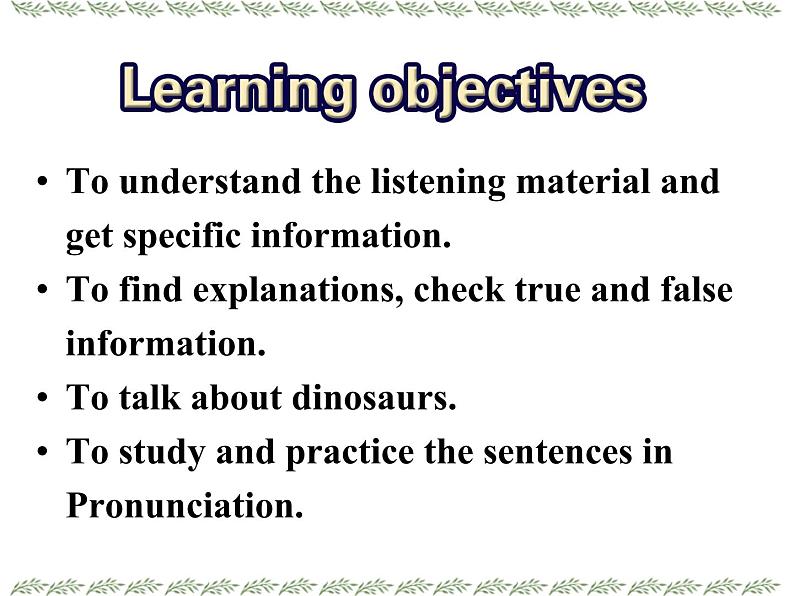 外研版英语必修4 Module 6 Unexplained Mysteries of the Natural World Listening and Vocabualry & Pronunciation PPT课件04