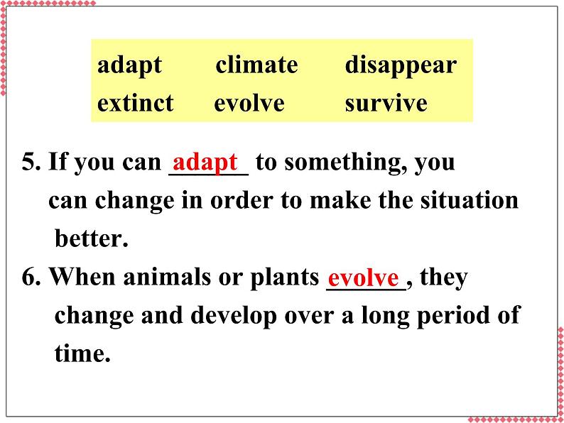 外研版英语必修4 Module 6 Unexplained Mysteries of the Natural World Listening and Vocabualry & Pronunciation PPT课件07