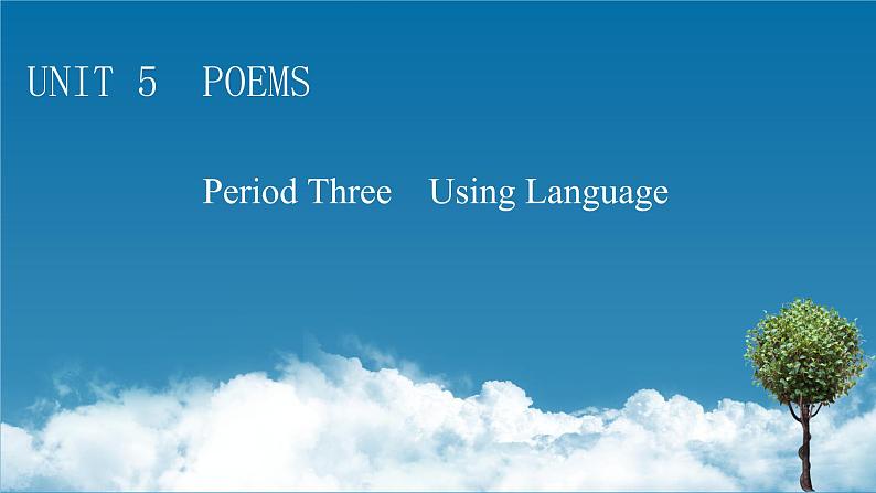 新教材人教英语选择性必修第三册  UNIT 5　Period 3 PPT课件+练习01