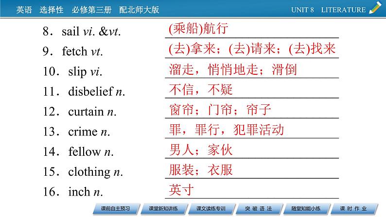 新教材北师大版选择性必修第三册 UNIT 8 Period 2 PPT课件+练习04