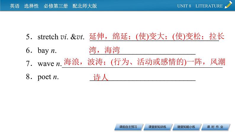 新教材北师大版选择性必修第三册 UNIT 8 Period 3 PPT课件+练习04