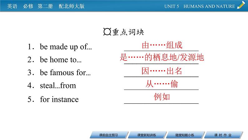 新教材北师大版英语必修第2册 UNIT 5 Period 6 PPT课件+练习05