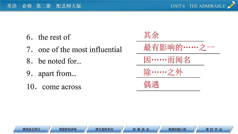 新教材北师大版英语必修第2册 UNIT 6 Period 2 PPT课件+练习08