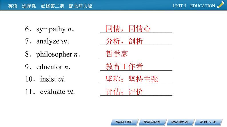 新教材北师大版选择性必修第二册 UNIT 5 Period 1 PPT课件+练习04