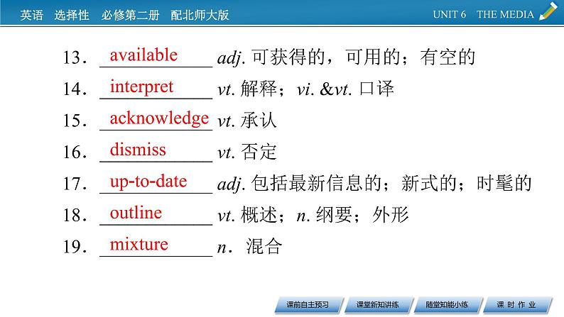 新教材北师大版选择性必修第二册 UNIT 6 Period 1 PPT课件+练习05