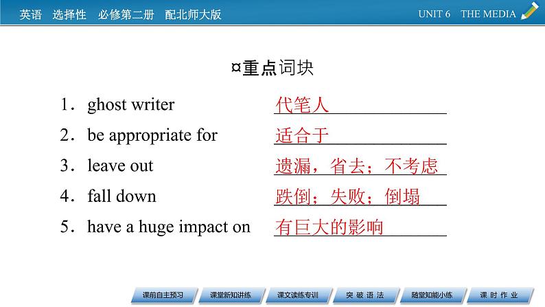 新教材北师大版选择性必修第二册 UNIT 6 Period 2 PPT课件+练习07