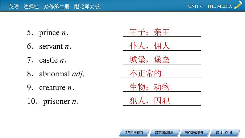 新教材北师大版选择性必修第二册 UNIT 6 Period 5 PPT课件+练习04