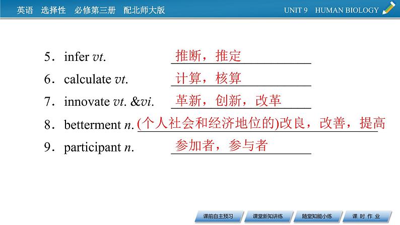 新教材北师大版选择性必修第三册 UNIT 9 Period 1 PPT课件+练习04