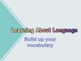 Unit 1 Learning about language----新教材人教版高中英語選擇性必修3課件