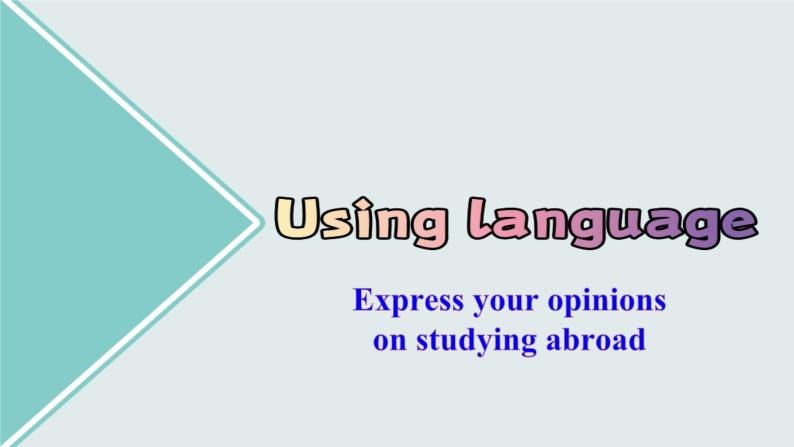 Unit 2 Using Language----新教材人教版高中英语选择性必修2课件03
