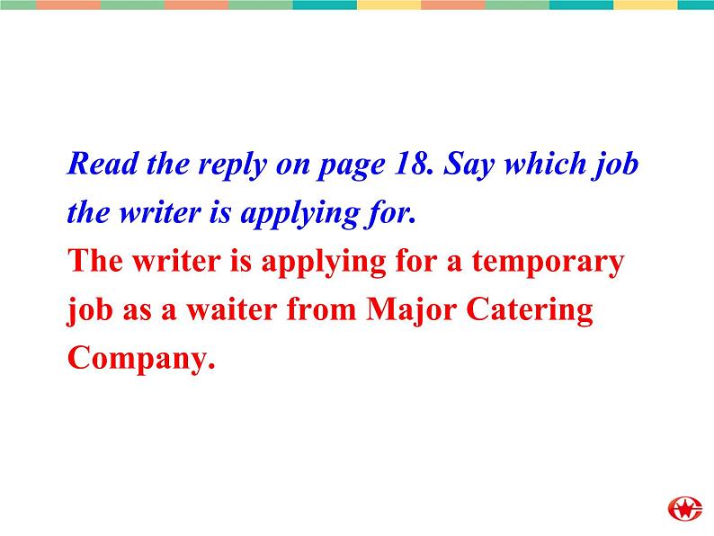 Module 2 A Job Worth DoingReading and Writing, Cultural Corner PPT课件第7页