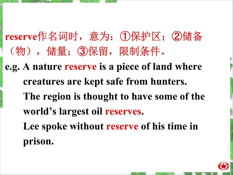 Module 6 Animals in Danger Language points PPT课件06