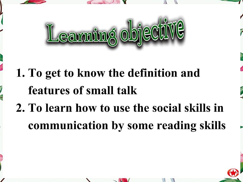 Module 1 Small Talk Introduction & Vocabulary and reading PPT课件第4页