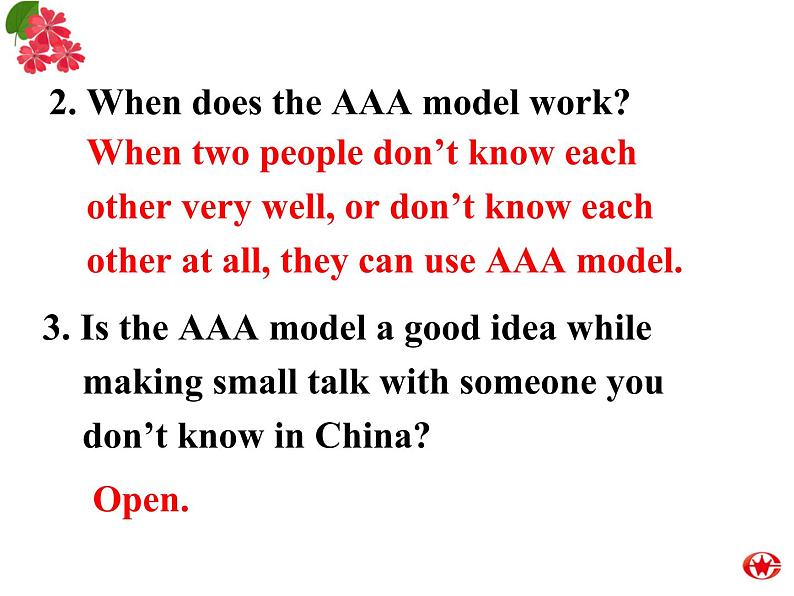 Module 1 Small Talk Cultural corner PPT课件第7页