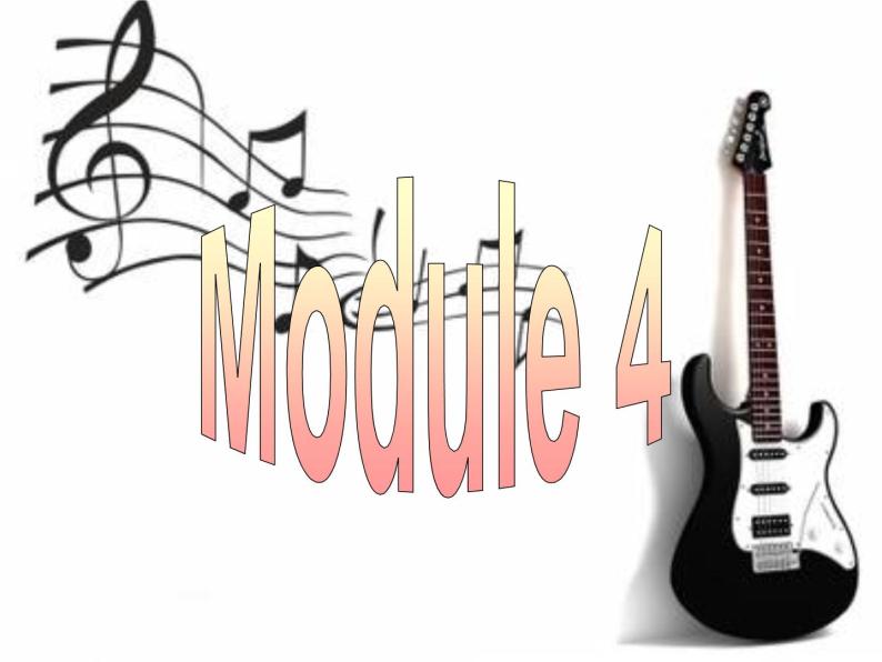Module 4 Music Language points PPT课件02