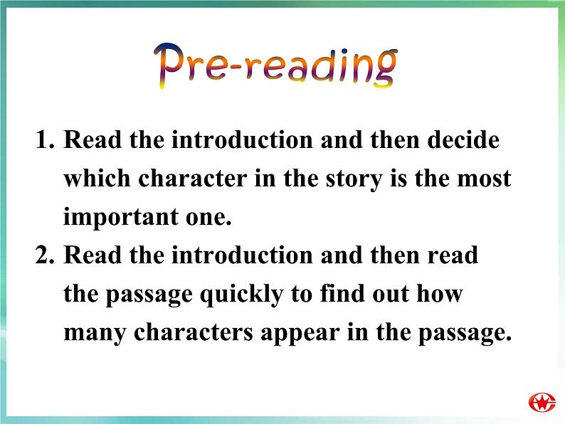 外研版英语 选修6 Module 2 Fantasy Literature Reading Practice PPT课件第8页