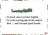 外研版英语 选修6 Module 3 Interpersonal Relationships-Friendship Everyday English & Writing PPT课件