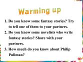 外研版英语 选修6  Module 2 Fantasy Literature Introduction, Reading and vocabulary, speaking PPT课件