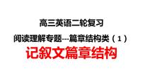 阅读理解专题9--记叙文篇章结构解题技巧课件2022届高考英语复习备考