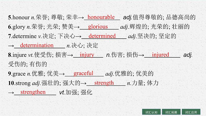 人教版新高考英语一轮复习　Sports and Fitness 运动与健康课件PPT第8页