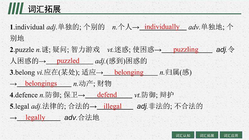 人教版新高考英语一轮复习History and Traditions 历史与传统课件PPT第7页