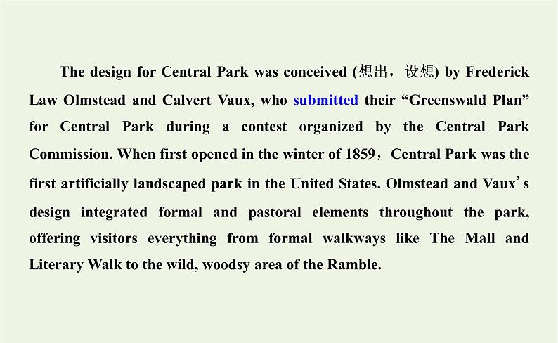 2021_2022年新教材高中英语UNIT3FASCINATINGPARKSSectionⅠReadingandThinking课件新人教版选择性必修第一册第4页