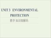 2021_2022学年新教材高中英语UNIT3ENVIRONMENTALPROTECTION教学知识细解码课件新人教版选择性必修第三册