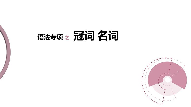 2022高考语法专项 之   冠词 名词课件PPT01