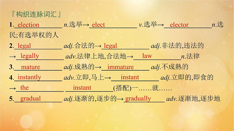 2021-2022学年高中英语新外研版选择性必修第二册Unit1 Growing up 预习课件第6页