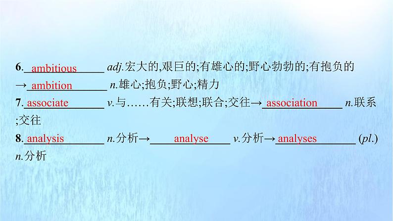 2021-2022学年高中英语新外研版选择性必修第三册 Unit2 A life’s work 预习课件07