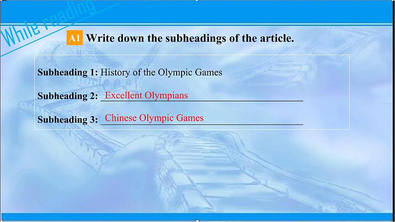 2021-2022学年高中英语新牛津版选择性必修二：Unit 2 Sports culture Reading 课件（12张）第3页