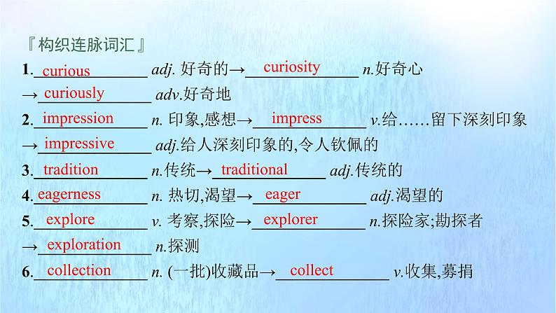 2021-2022学年高中英语新外研版必修第一册  Unit1 A new start 课件08