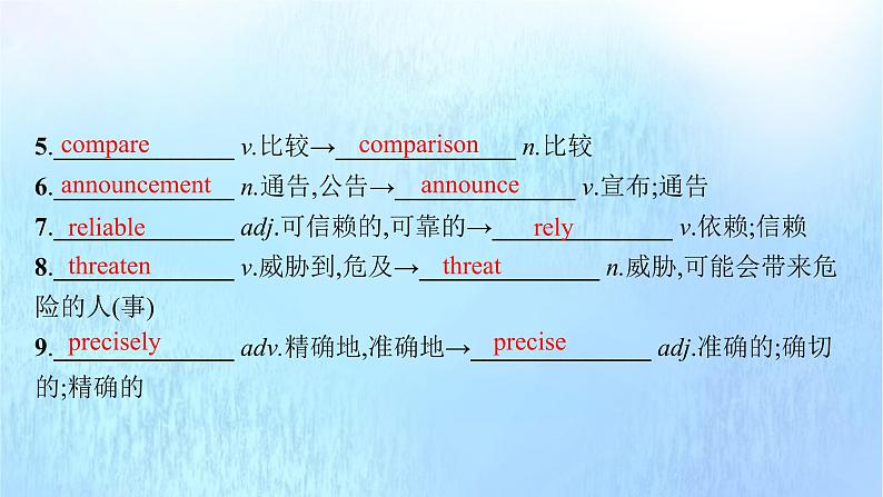 2021-2022学年高中英语新外研版必修第三册 Unit6 Disaster and hope 预习课件08