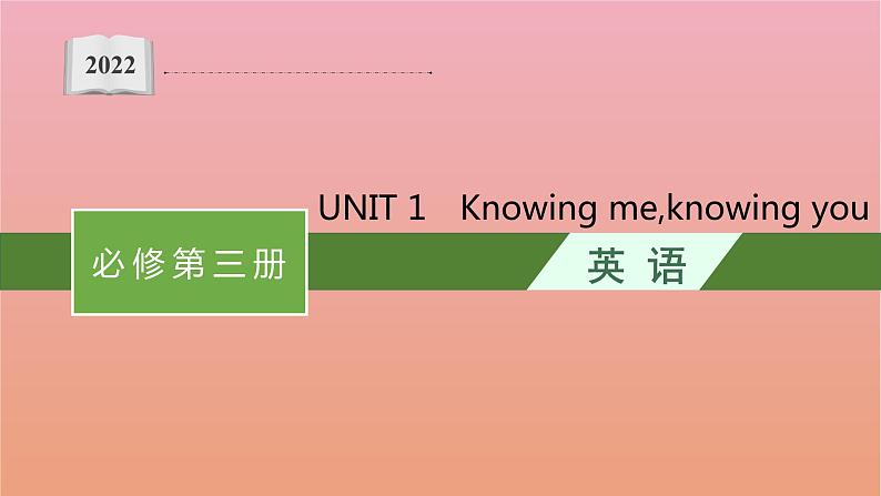 2021-2022学年高中英语新外研版必修第三册 Unit1 Knowing me knowing you 随堂课件第1页