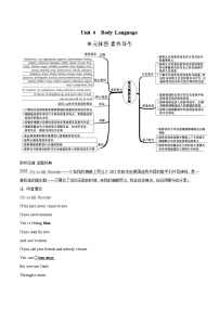 高中英语Unit 4 Body Language导学案