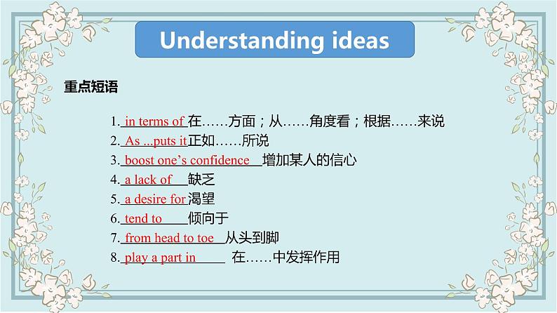 2021-2022学年高中英语新外研版选择性必修第三册Unit 1 Starting out & Understanding ideas 课件第6页