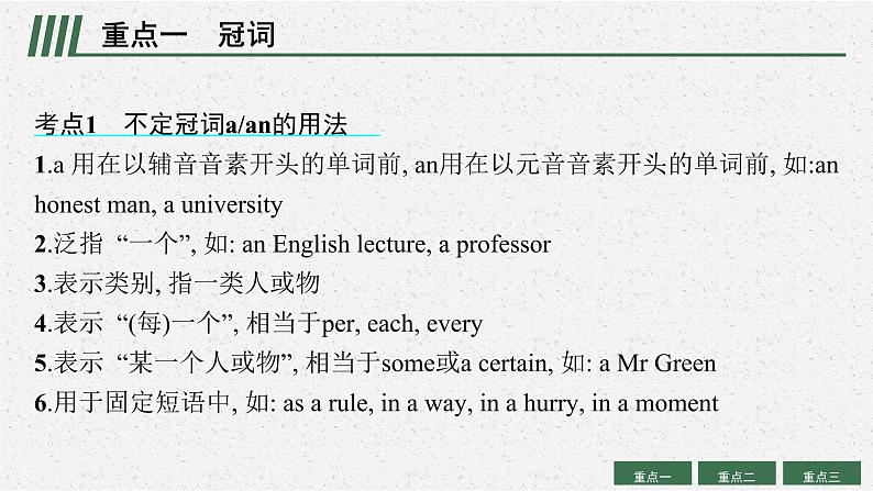 人教版新高考英语二轮复习课件--冠词、代词和介词第4页